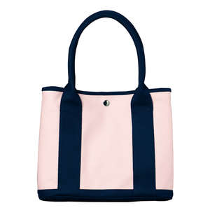 Port Authority Mini Canvas Tote with Contrast Handles - Dark/All Pink/Blue, Navy