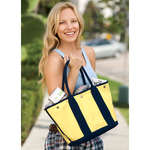 Business Bags - Port Authority Mini Canvas Tote with Contrast Handles - Dark/All