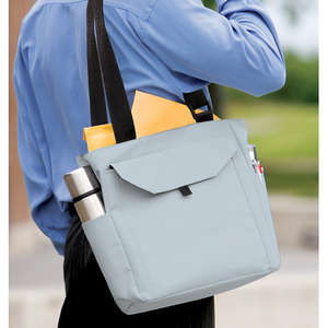 Custom Promotional Port Authority Microfiber Tote - Dark/All