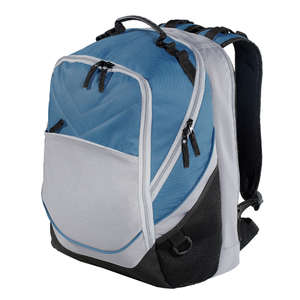 Port Authority Xcape Computer Backpack - Dark/All Blue, Mosaic/Gray/Black