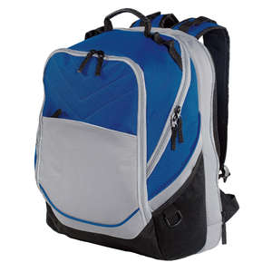 Port Authority Xcape Computer Backpack - Dark/All Blue, Royal/Gray/Black