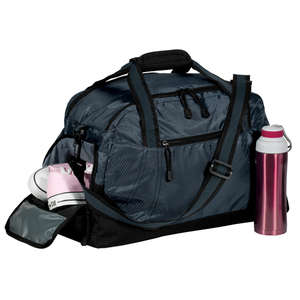 Custom Promotional Port Authority Honeycomb Duffel - Dark/All