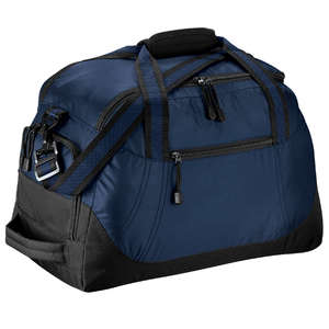 Port Authority Honeycomb Duffel - Dark/All Blue, Navy