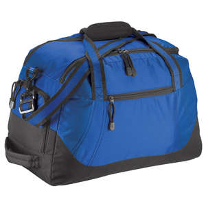 Port Authority Honeycomb Duffel - Dark/All Blue, Royal