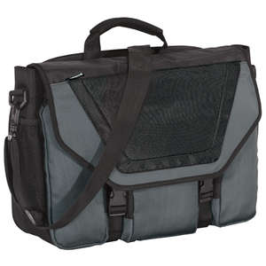Port Authority Messenger Briefcase - Dark/All Slate, Dark/Black