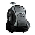 Promotional Backpacks - Port Authority Wheeled Backpack - Dark/All