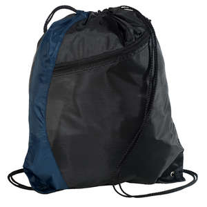 Port and Company Colorblock Cinch Pack - Dark/All Blue, Navy/Black