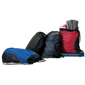 Port Authority Two-Tone Cinch Pack - Dark/All