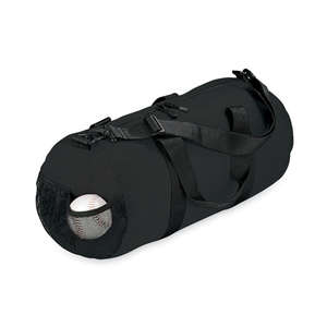 Port and Company Large Round Duffel - Dark/All Black