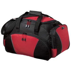 Port and Company Metro Duffel - Dark/All Red