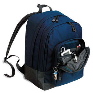 Custom Promotional Port and Company Basic Backpack - Dark/All