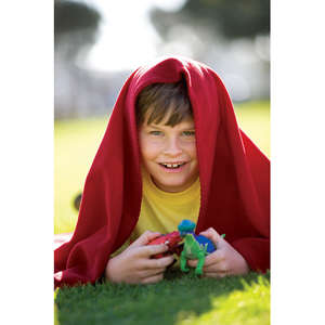 Port and Company Value Fleece Blanket with Strap - Dark/All