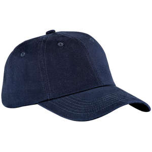 Port Authority Brushed Twill Cap - Dark/All Blue, Navy