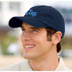 Custom Promotional Port Authority Brushed Twill Cap - Dark/All
