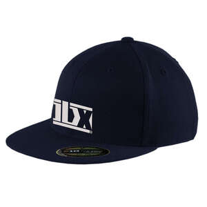 Custom Promotional Port Authority Flexfit Flat Bill Cap - Dark/All