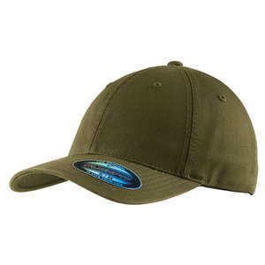 Port Authority Flexfit Garment Washed Cap - Dark/All Green, Loden