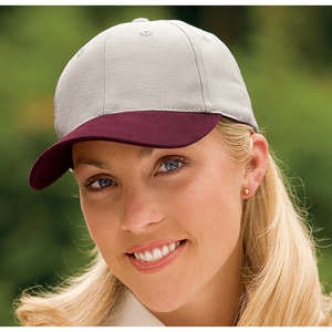 Port Authority Two-Tone Brushed Twill Cap - Dark/All