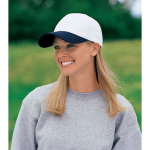 Port Authority Two-Tone Brushed Twill Cap - Dark/All