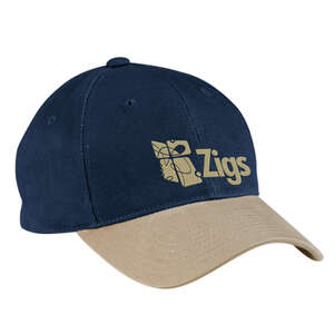 Custom Promotional Port Authority Two-Tone Brushed Twill Cap - Dark/All