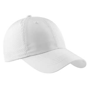 Port Authority Perforated Cap - Dark/All White