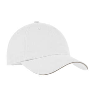Port Authority Signature Reflective Sandwich Bill Cap - Dark/All White/Reflective
