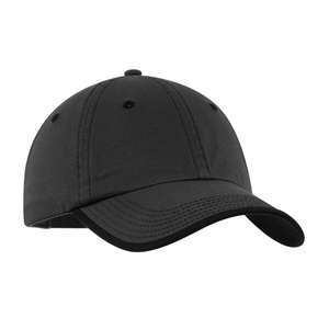 Port Authority Vintage Washed Contrast Stitch Cap - Dark/All Charcoal/Black
