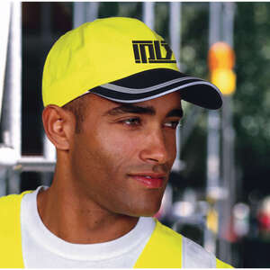 Custom Promotional Port Authority Safety Cap - Dark/All