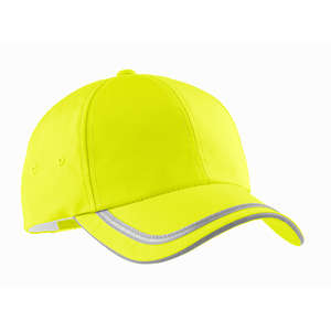 Port Authority Safety Cap - Dark/All Yellow, Safety/Reflective
