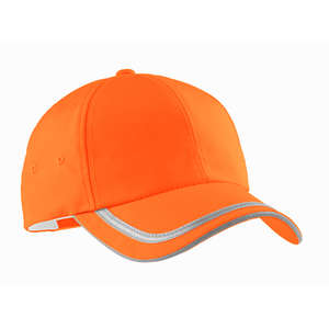 Port Authority Safety Cap - Dark/All Orange, Safety/Reflective