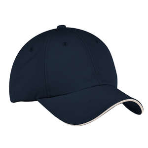 Port Authority Signature Dry Zone Cap - Dark/All Blue, Navy/White