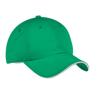 Port Authority Signature Dry Zone Cap - Dark/All Green, Kelly/White