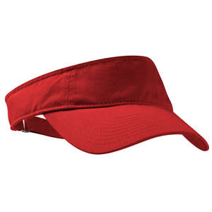 Port Authority Signature Fashion Visor - Dark/All Red