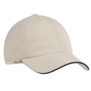 Port Authority Signature Sandwich Bill Cap - Dark/All Beige/Blue, Navy