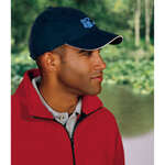Personalized Headwear - Port Authority Signature Sandwich Bill Cap - Dark/All