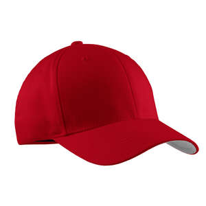 Port Authority Flexfit Cap - Dark/All Red