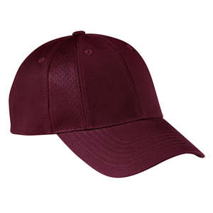 Port Authority Mesh Inset Cap - Dark/All Maroon