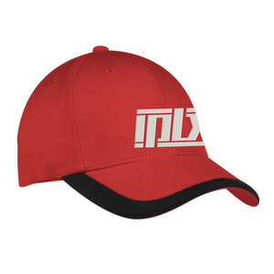 Custom Promotional Port Authority Contrast Stripe Sandwich Bill Cap - Dark/All