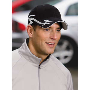 Custom Promotional Port Authority Racing Cap with Sickle Flames - Dark/All