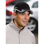 Wholesale Structured Caps - Port Authority Racing Cap with Sickle Flames - Dark/All