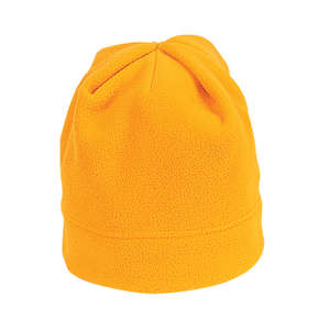 Port Authority R-Tek Stretch Fleece Beanie - Dark/All Gold, Athletic