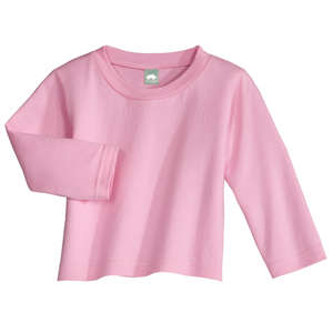 Precious Cargo Toddler Long Sleeve Tee - Dark/All Pink, Candy