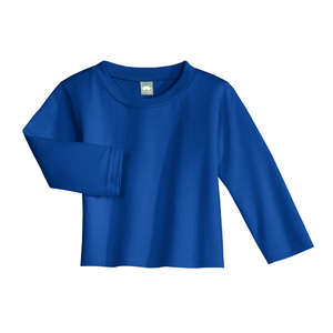 Precious Cargo Toddler Long Sleeve Tee - Dark/All Blue, Royal