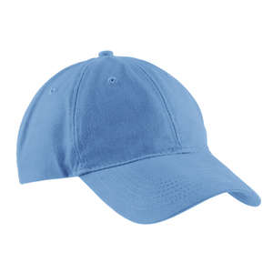 Port and Company Brushed Twill Low Profile Cap - Dark/All Blue, Carolina