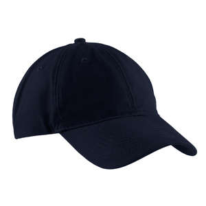 Port and Company Brushed Twill Low Profile Cap - Dark/All Blue, Navy