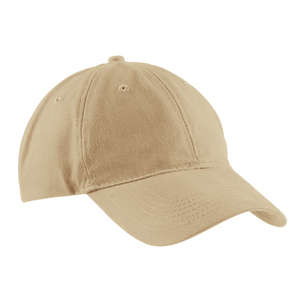 Port and Company Brushed Twill Low Profile Cap - Dark/All Stone