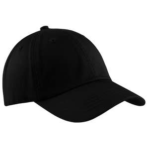 Port and Company Washed Twill Cap - Dark/All Black