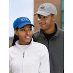 Logo Unstructured Caps - Port and Company Washed Twill Cap - Dark/All