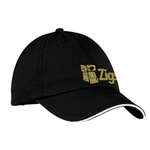 Business Unstructured Caps - Port and Company Washed Twill Sandwich Bill Cap - Dark/All