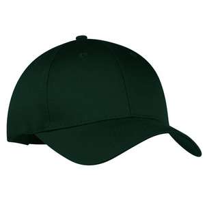 Port and Company Six-Panel Twill Cap - Dark/All Green, Hunter