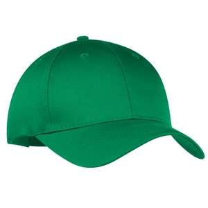 Port and Company Six-Panel Twill Cap - Dark/All Green, Kelly
